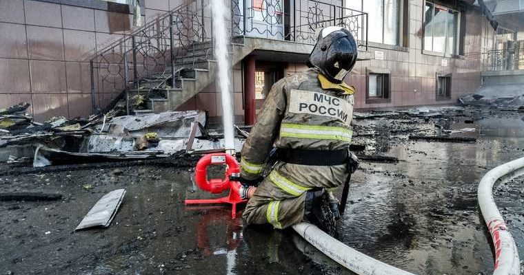 пожар на северо востоке Москвы