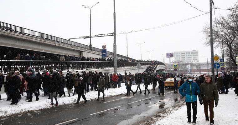 перекрытие дорог блокирование дорог москва 31 января уголовное дело несанкционированная акция навальный