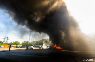 В Екатеринбурге из-за тополиного пуха горит ЦПКиО