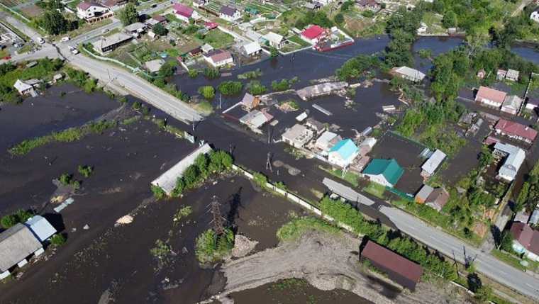 затопление потоп Верхняя Салда ЧС Свердловская область